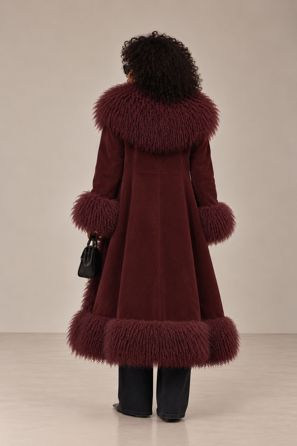 The Bianca Fur Trim Coat
