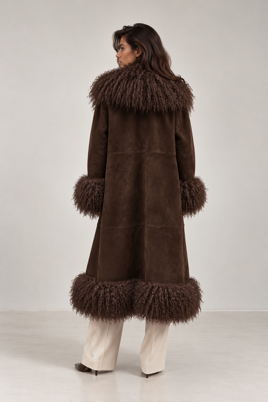 The Lola Fur Trim Coat